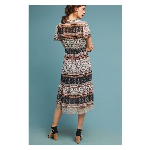 Anthro One September Midi Dress boho RELISTED - Picture 14 of 16